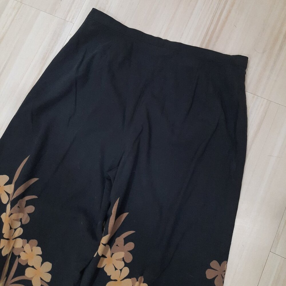 Vtg 90s silk wide leg pants set - Tori Richard brand - Picture 9 of 16